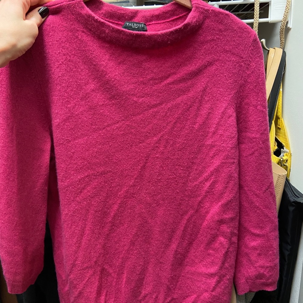 Talbots cashmere sweater